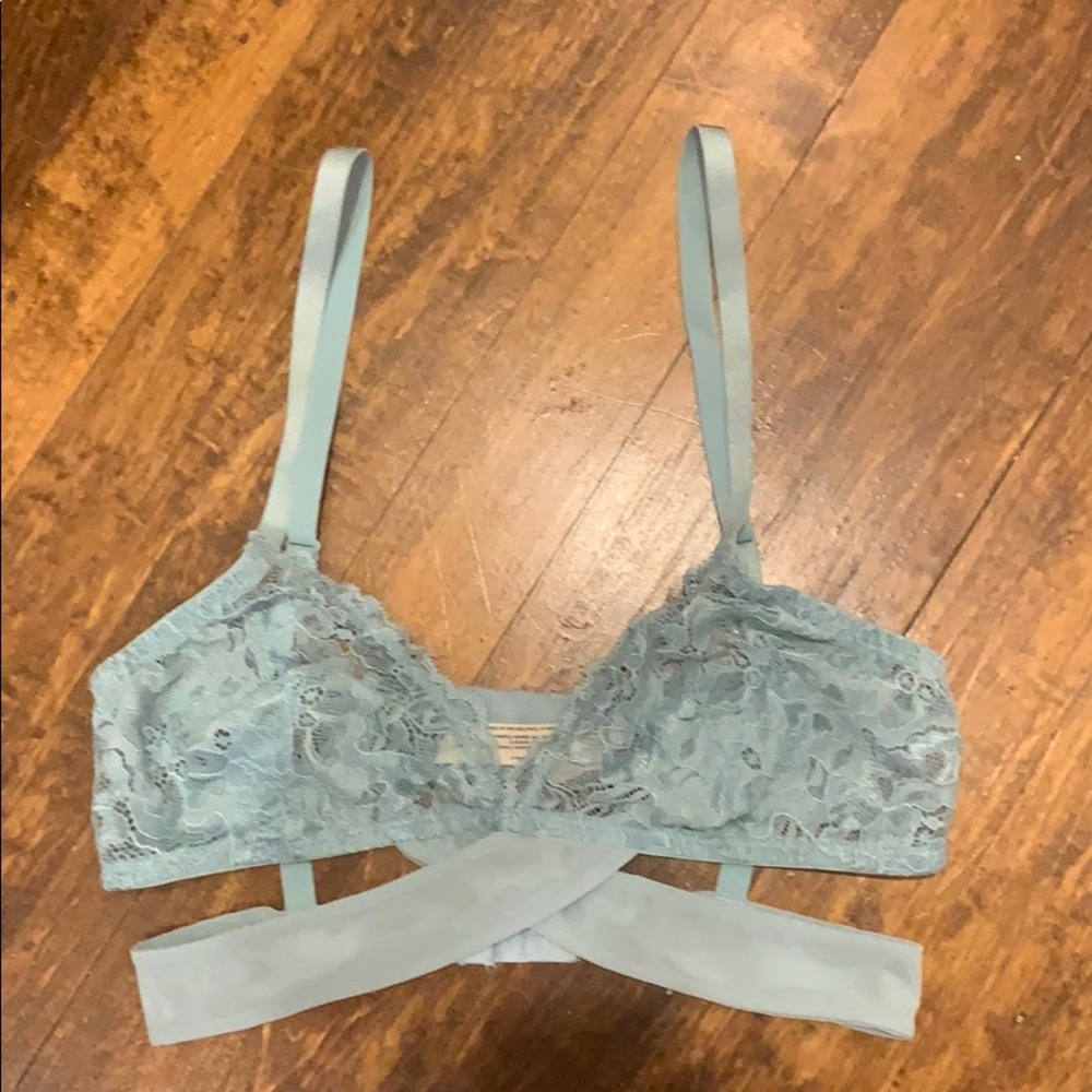 Free People Baby Blue Lace Bralette
